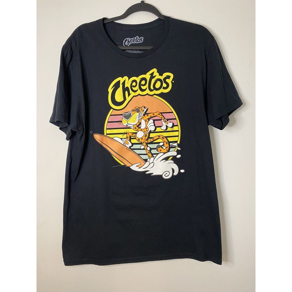 Cheetos 100 % Cotton T shirt Size L Chester Surfing NWOT
